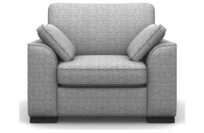 Heart of House Lincoln Fabric Chair - Silver